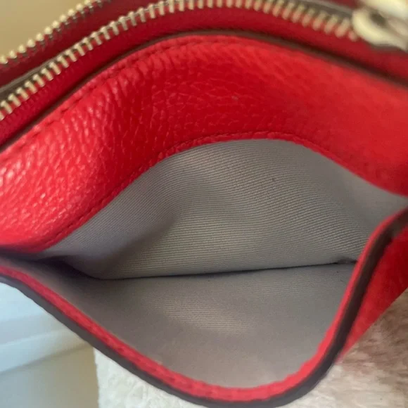 Marc Jacobs Red Leather Key Pouch - Picture 8 of 8